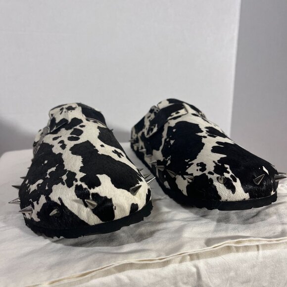 BLACK8MOB Cowhide Rivet Clogs Rare Japan Exclusive Size 44–45